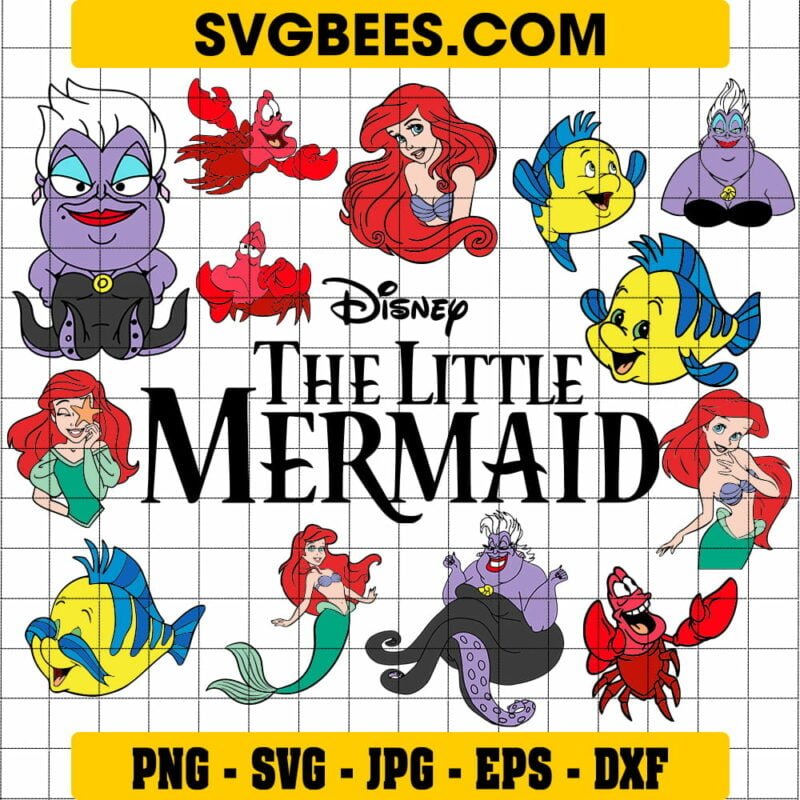 The Little Mermaid SVG