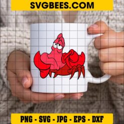 The Little Mermaid SVG on Cup