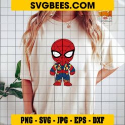 Baby Spiderman SVG on Shirt