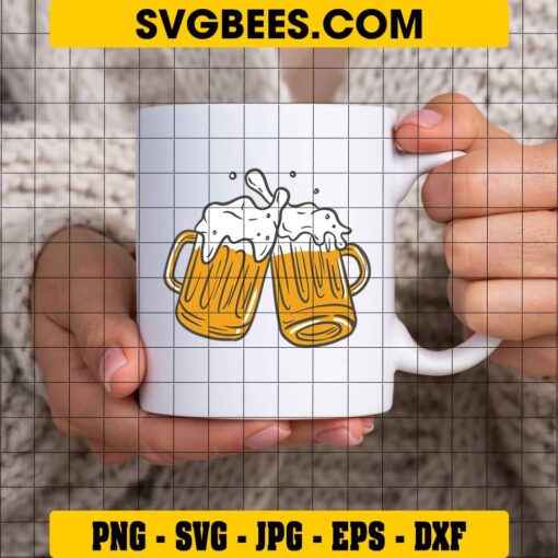 Beer Mug SVG on Cup