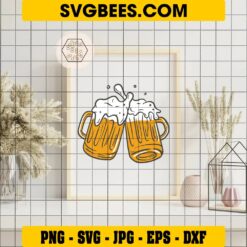 Beer Mug SVG on Frame