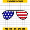 Blue Line Aviator Sunglasses SVG