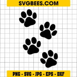 Dog Paw Print SVG