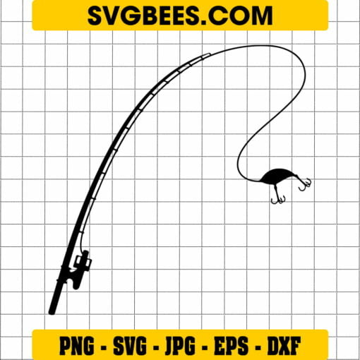 Fishing Pole SVG