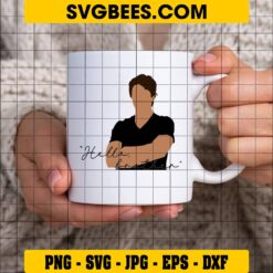 Hello Brother Vampire Diaries SVG on Cup