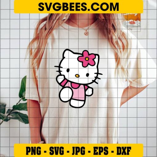 Hello Kitty SVG on Shirt