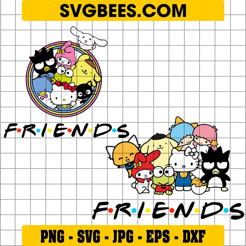 Download Sanrio Kitty And Friends SVG Designs For Your Craft