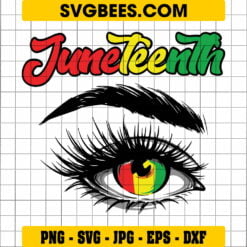 Juneteenth Eye SVG