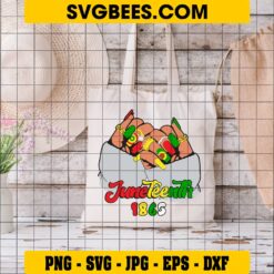Juneteenth SVG Designs on Bag