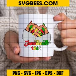 Juneteenth SVG Designs on Cup