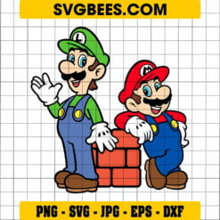 Mario and Luigi SVG