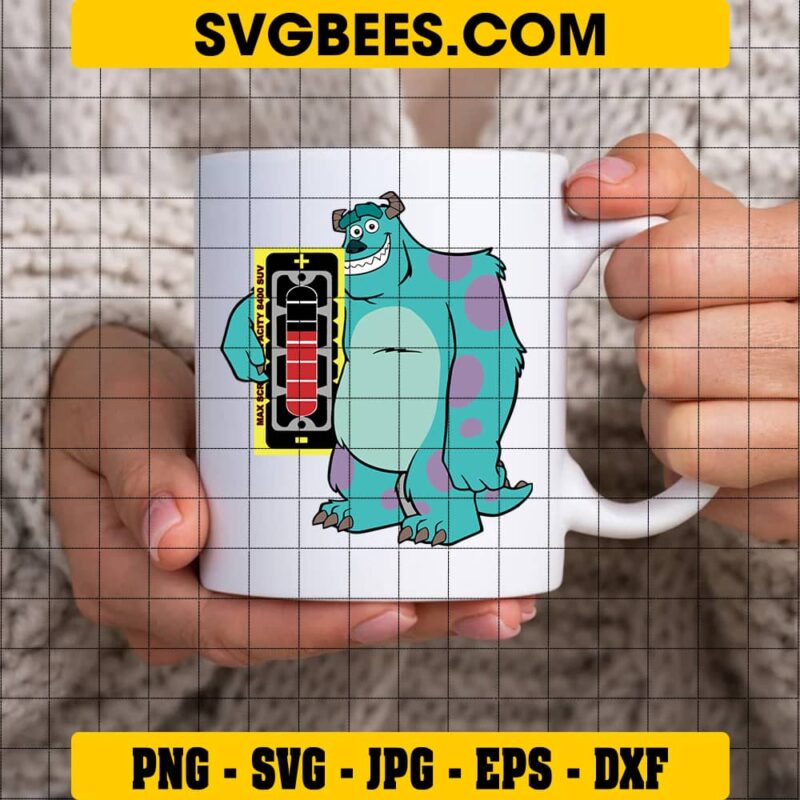 Monsters Inc Scream Canister SVG - SVGbees