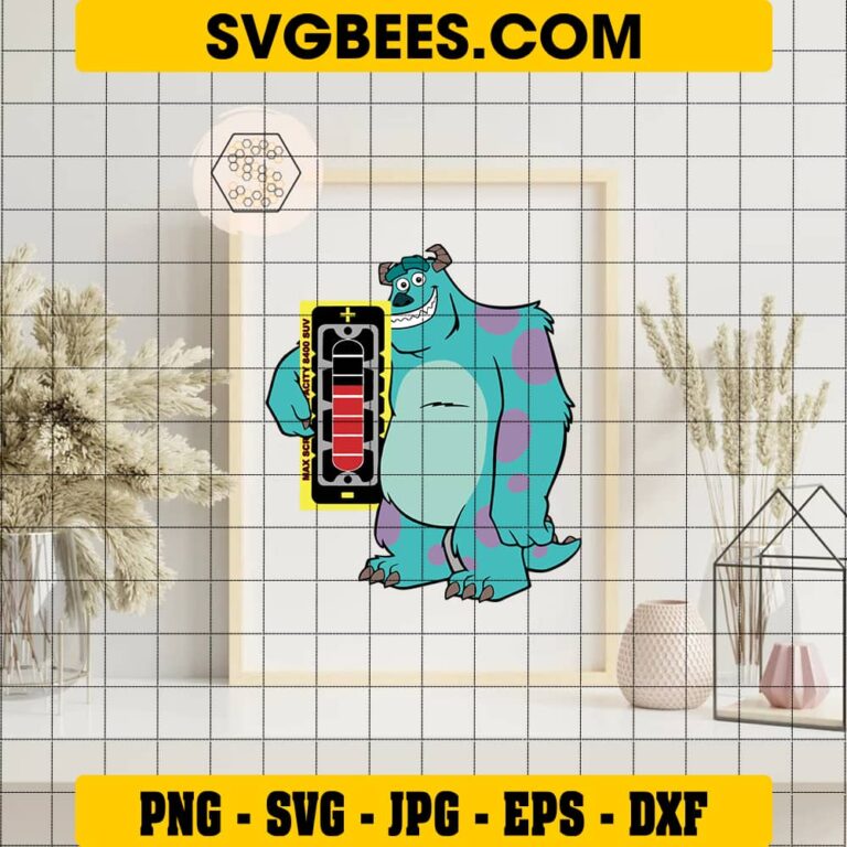 Monsters Inc Scream Canister SVG - SVGbees