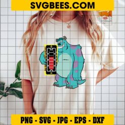 Monsters Inc Scream Canister SVG on Shirt
