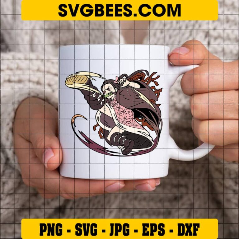 Nezuko Kamado SVG, Anime SVG Cricut Files - SVGbees