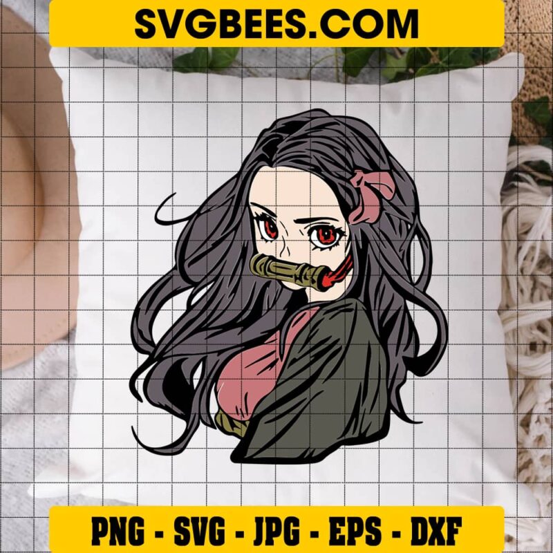 Nezuko Kamado Svg Anime Svg Cricut Files Svgbees 5921