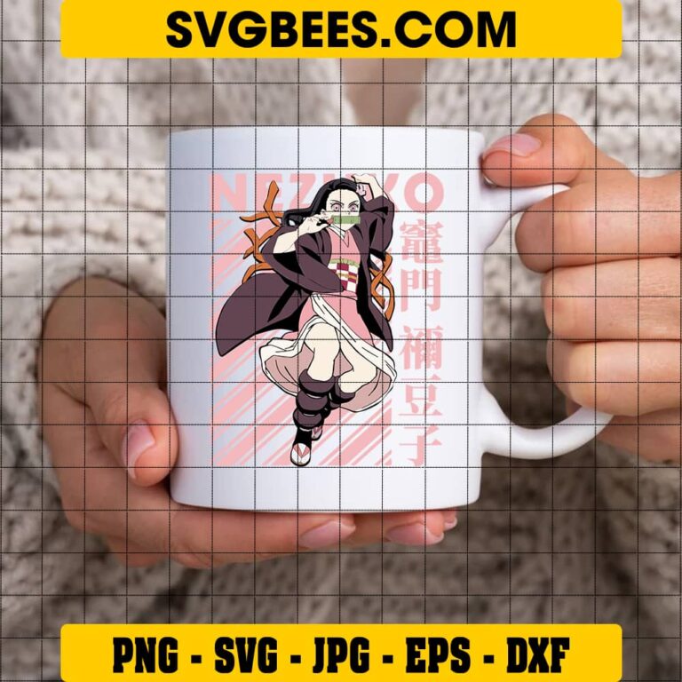 Nezuko Svg Demon Slayer Svg Anime Svg Svgbees 3381