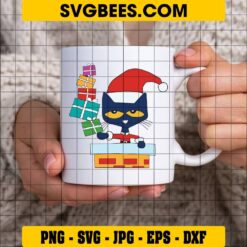 Pete The Cat SVG on Cup