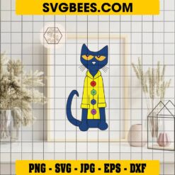 Pete The Cat SVG on Frame