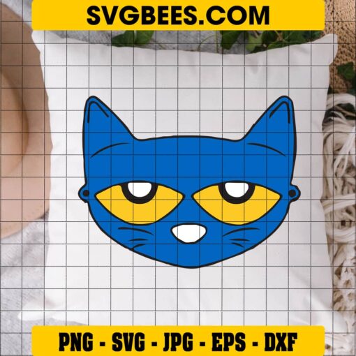 Pete The Cat SVG on Pillow