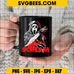 Scream SVG on Cup