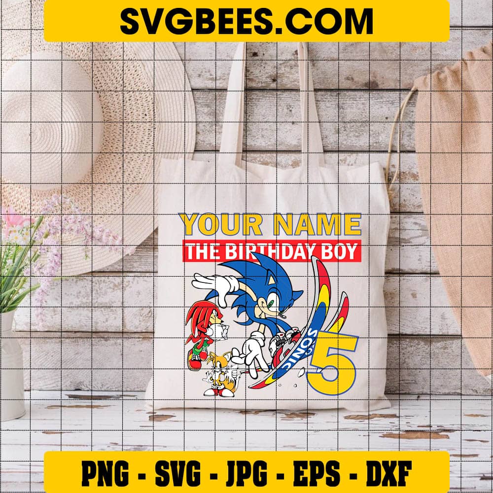 Sonic Birthday Svg – MasterBundles