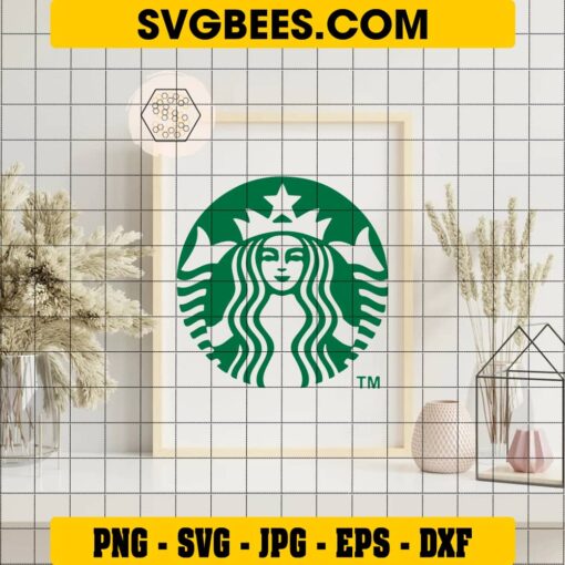 Starbucks Logo SVG on Frame