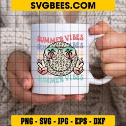 Summer Vibes SVG on Cup