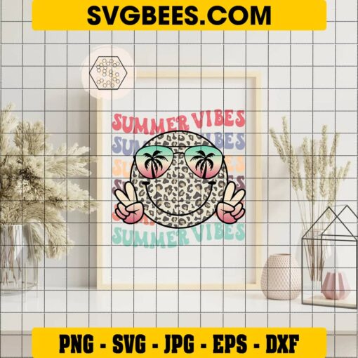 Summer Vibes SVG on Frame