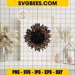 Sunflower SVG on Frame