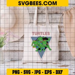 Teenage Mutant Ninja Turtles SVG on Bag