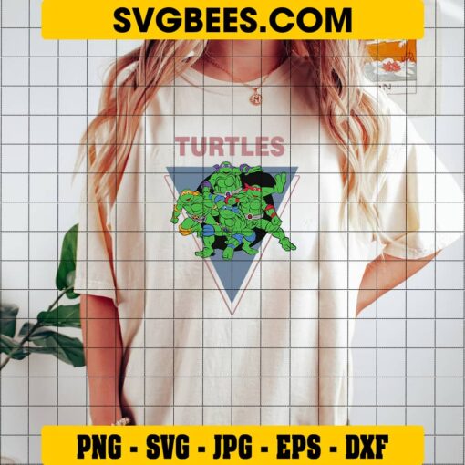 Teenage Mutant Ninja Turtles SVG on Shirt