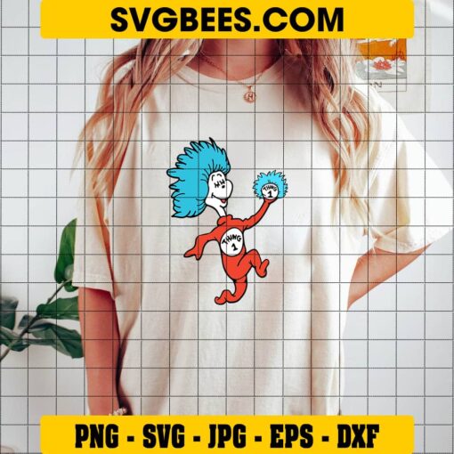 Thing 1 SVG on Shirt