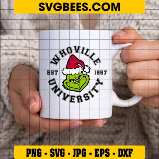 Whoville University SVG on Cup