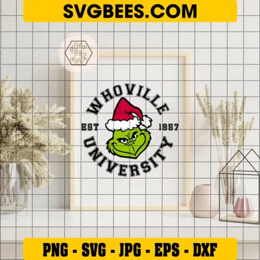 Whoville University SVG on Frame