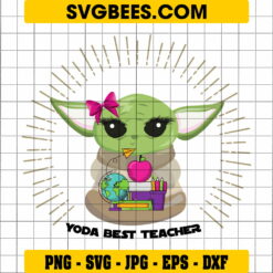 Yoda Best Teacher SVG