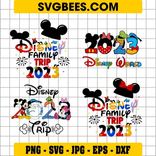 2023 Disney Trip SVG
