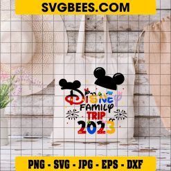 2023 Disney Trip SVG on Bag