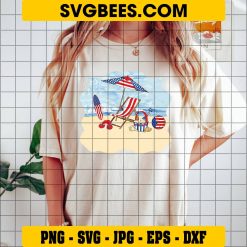 4th of July Summer Vacation SVG, Holiday SVG on Shirt