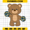 Bear With Pom Poms SVG