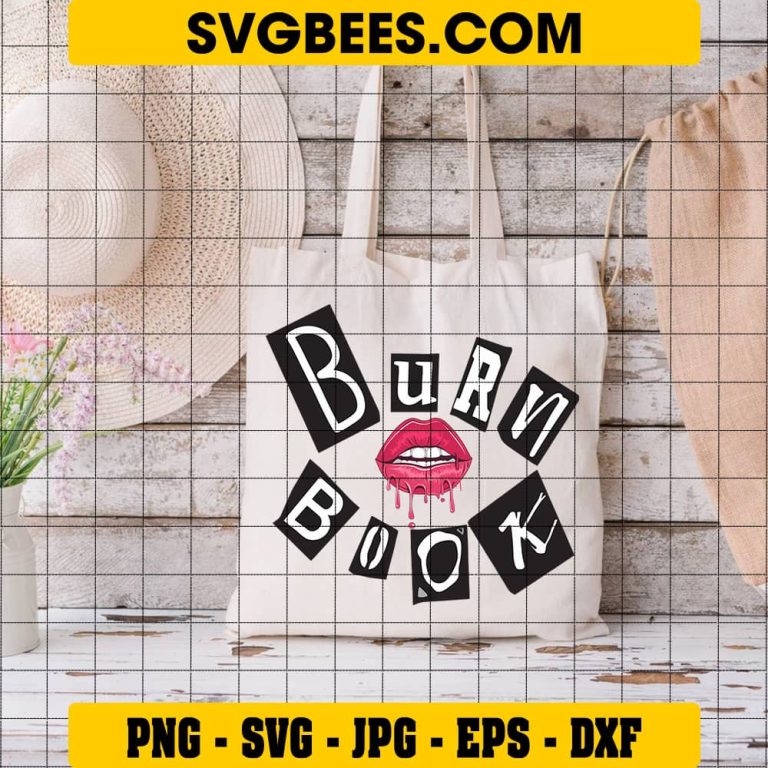 Burn Book SVG, Lips SVG - SVGbees