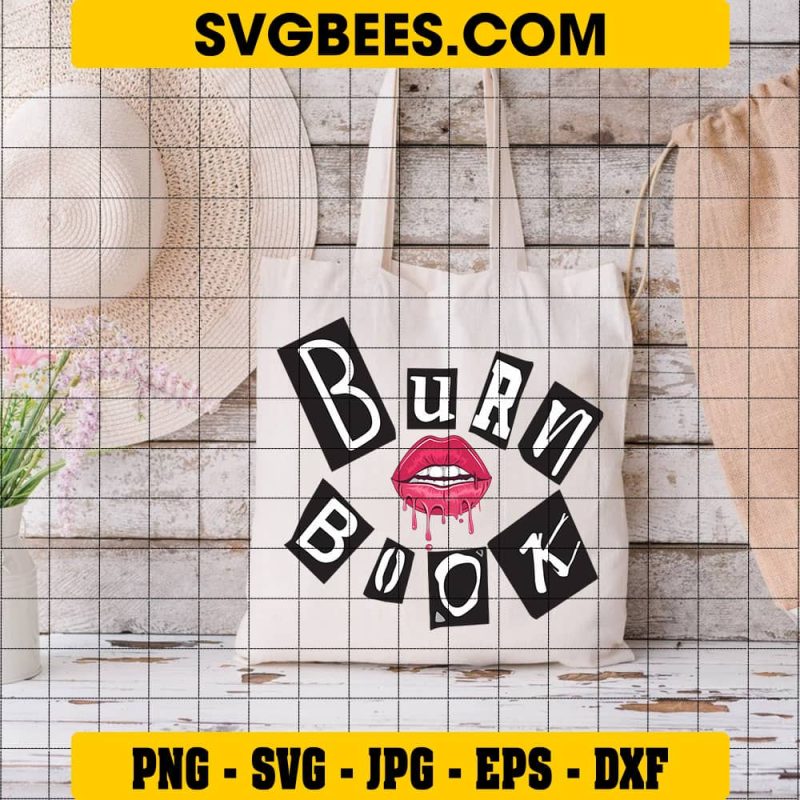 Burn Book SVG, Lips SVG SVGbees