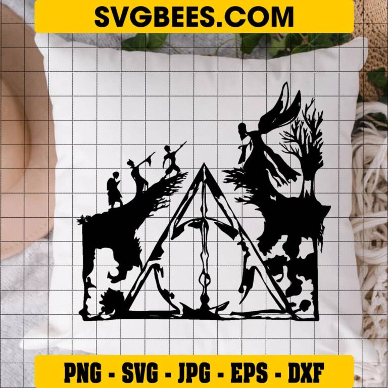 Deathly Hallows SVG Harry Potter SVG - SVGbees