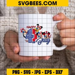 Disney Fourth of July SVG on Cup