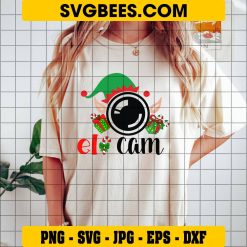 Elf Cam SVG on Shirt