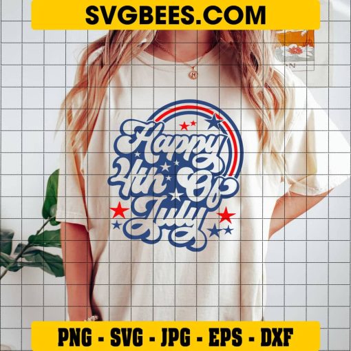 Fourth of July SVG on Shirt
