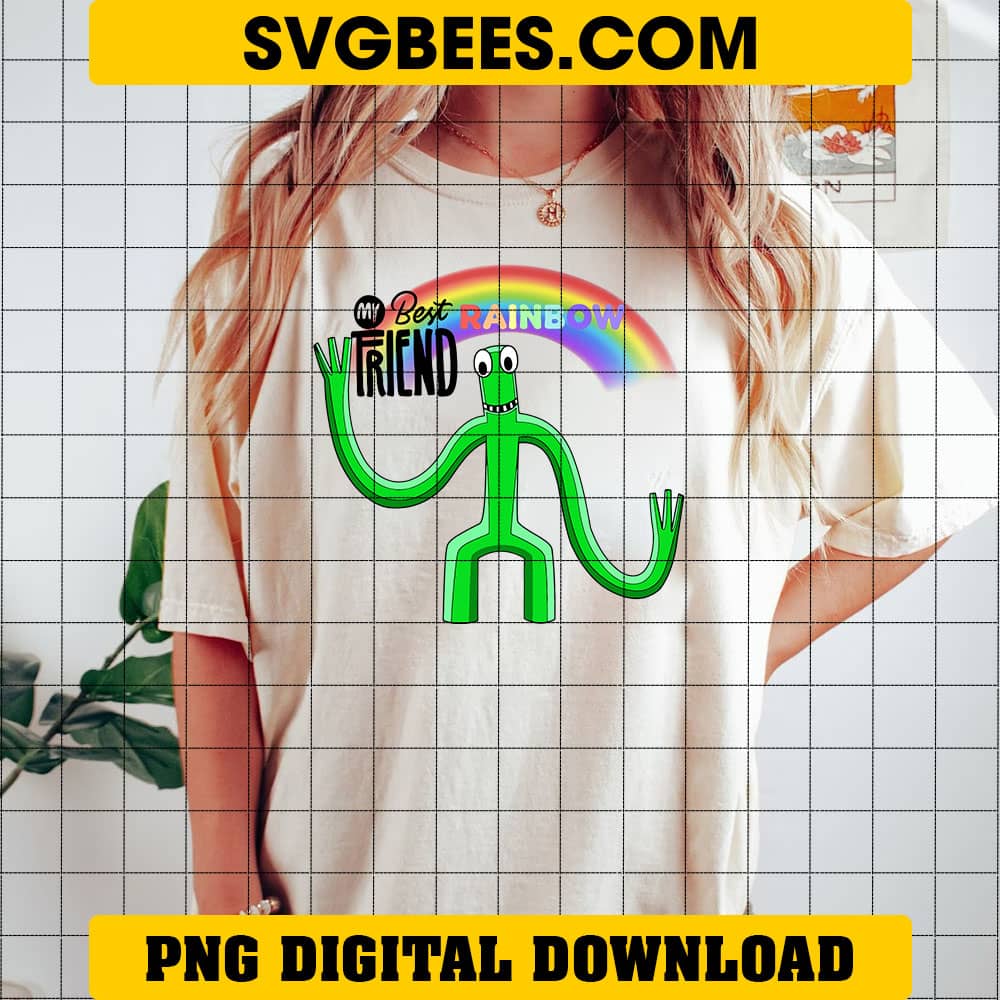 Green Rainbow Friend Png, Rainbow Friend Png, Rainbow Friend Clipart,  Digital Instant Download