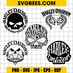 Harley Davidson Skull SVG