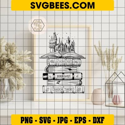 Harry Potter Book SVG Harry Potter SVG - SVGbees