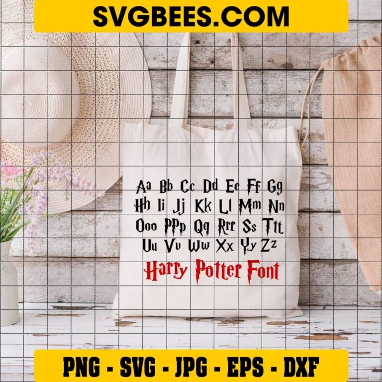 Harry Potter Font Cricut SVGbees